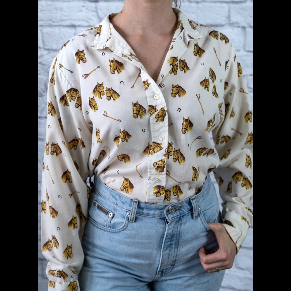 Vintage 70’s Ratcatcher Western Button Up Shirt